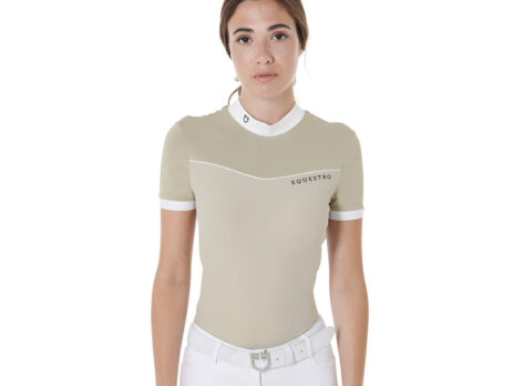 WOMEN'S COMPETITION POLO SHIRT SS JERSEY + MESH