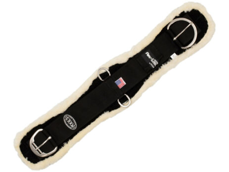 AIRFLOW COMFORT WESTERN GIRTH WITH SYNTHETIC WOOL