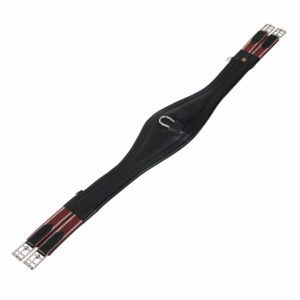 Sottopancia da salto in cuoio con fasce elastiche