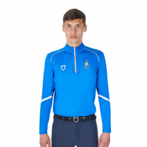 MEN'S TECHNICAL TRAINING POLO LS ZIP EQUESTROxFISE