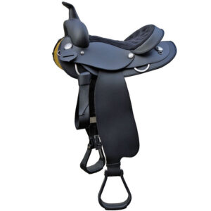 SELLA WESTERN CUOIO SINTETICO 16" NERA
