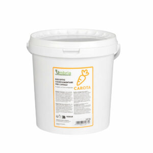 BISCOTTO VEGETALE PER CAVALLI GUSTO CAROTA (2,5 Kg.)