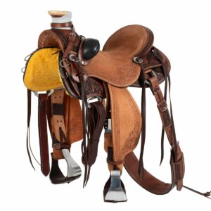 SELLA WADE WESTERN APACHE CON SOTTOPANCIA POSTERIORE E PARACOLTELLO