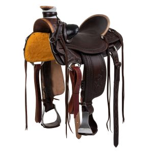Sella wade ranch con flower tooling